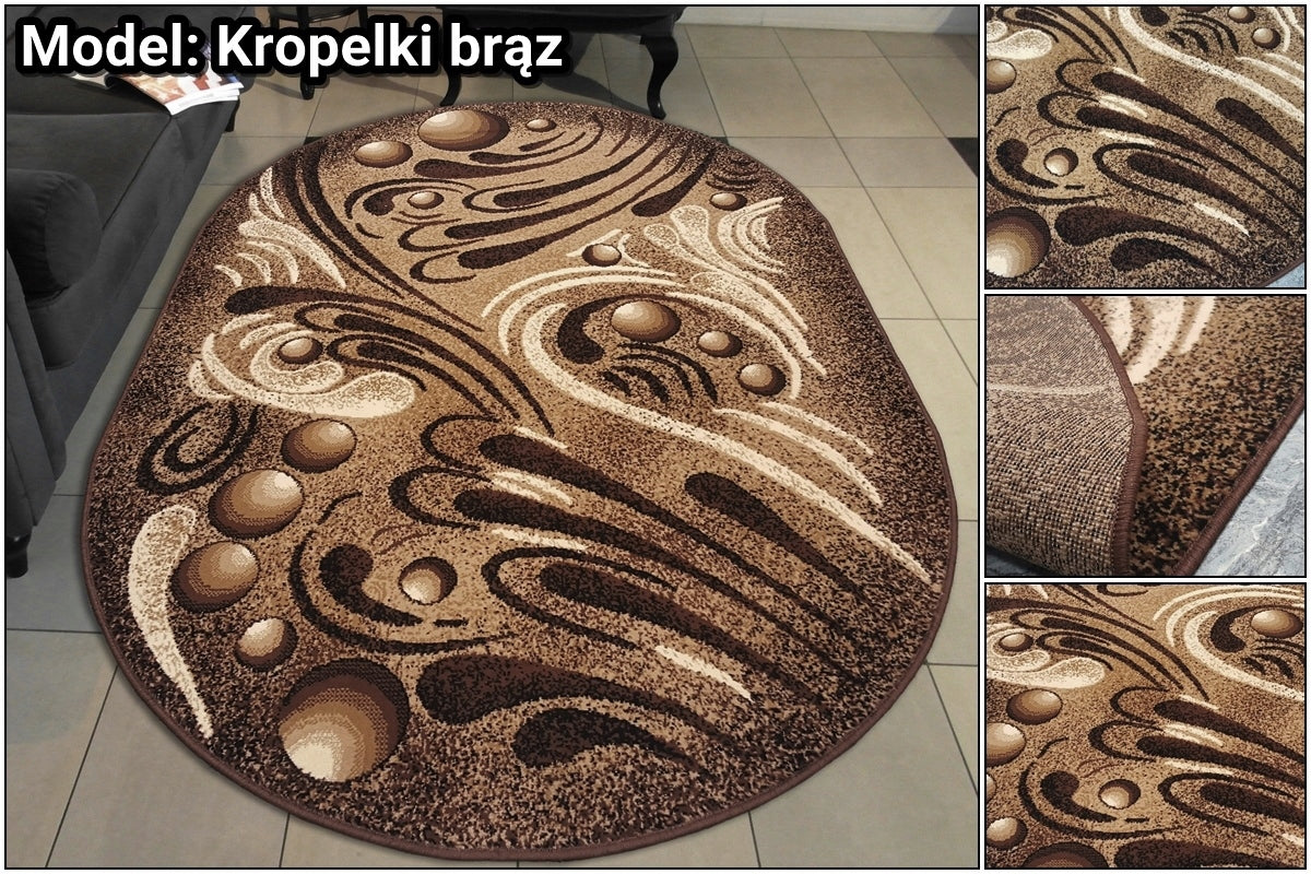 Carpet Oval Carpets Oval ALFA 200x300 Mix patterns Belgian with Hair Length 300 cm