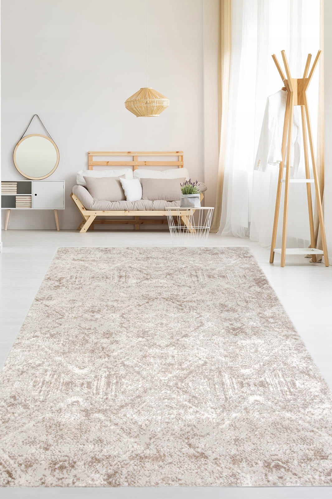 Carpet PORTLAND Modern Light Beige For Living Room Bedroom 160x230 cm Packaging status original