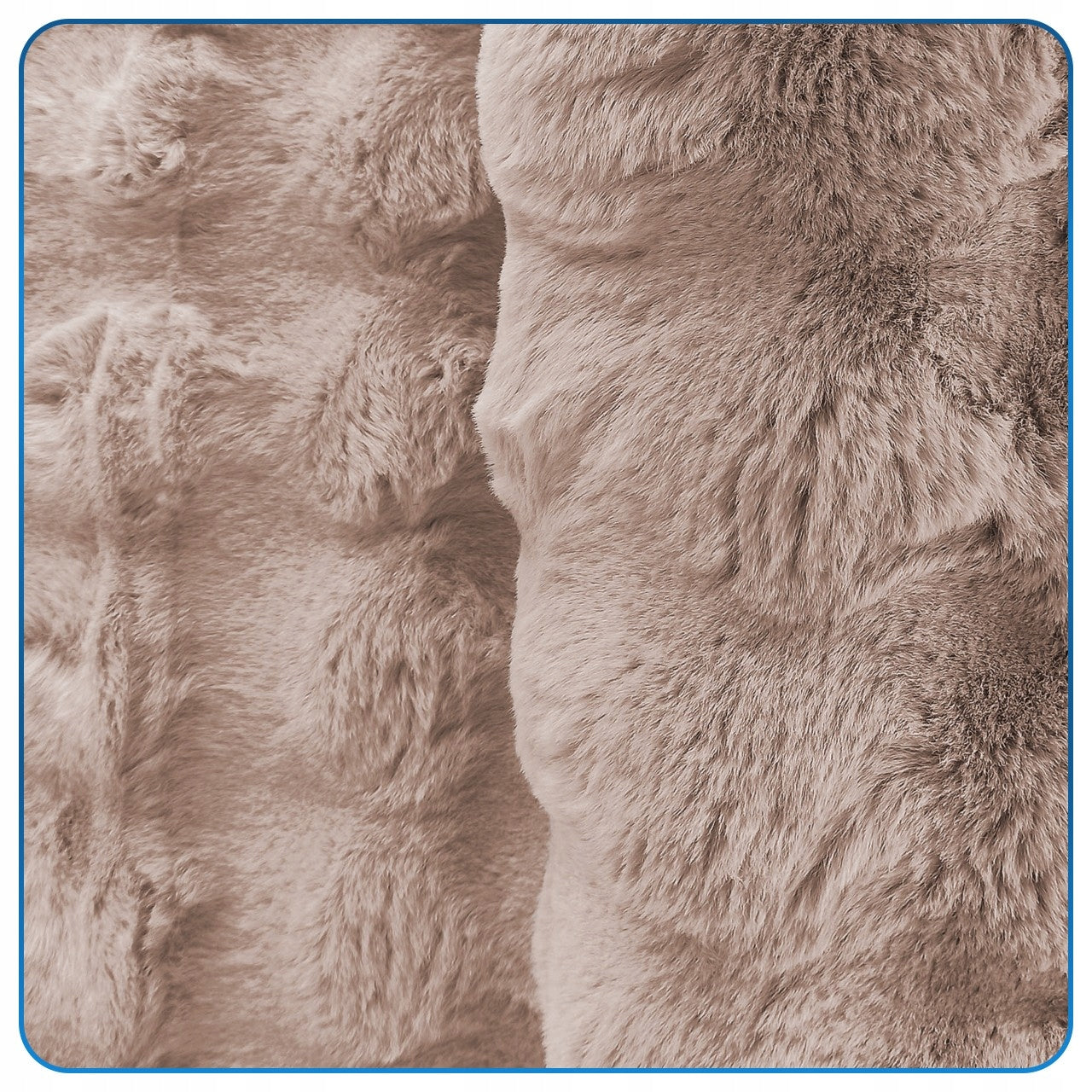 Carpet Rabbit Bubble 120x170 cm plush for living room fur rabbit velvet Packaging status original