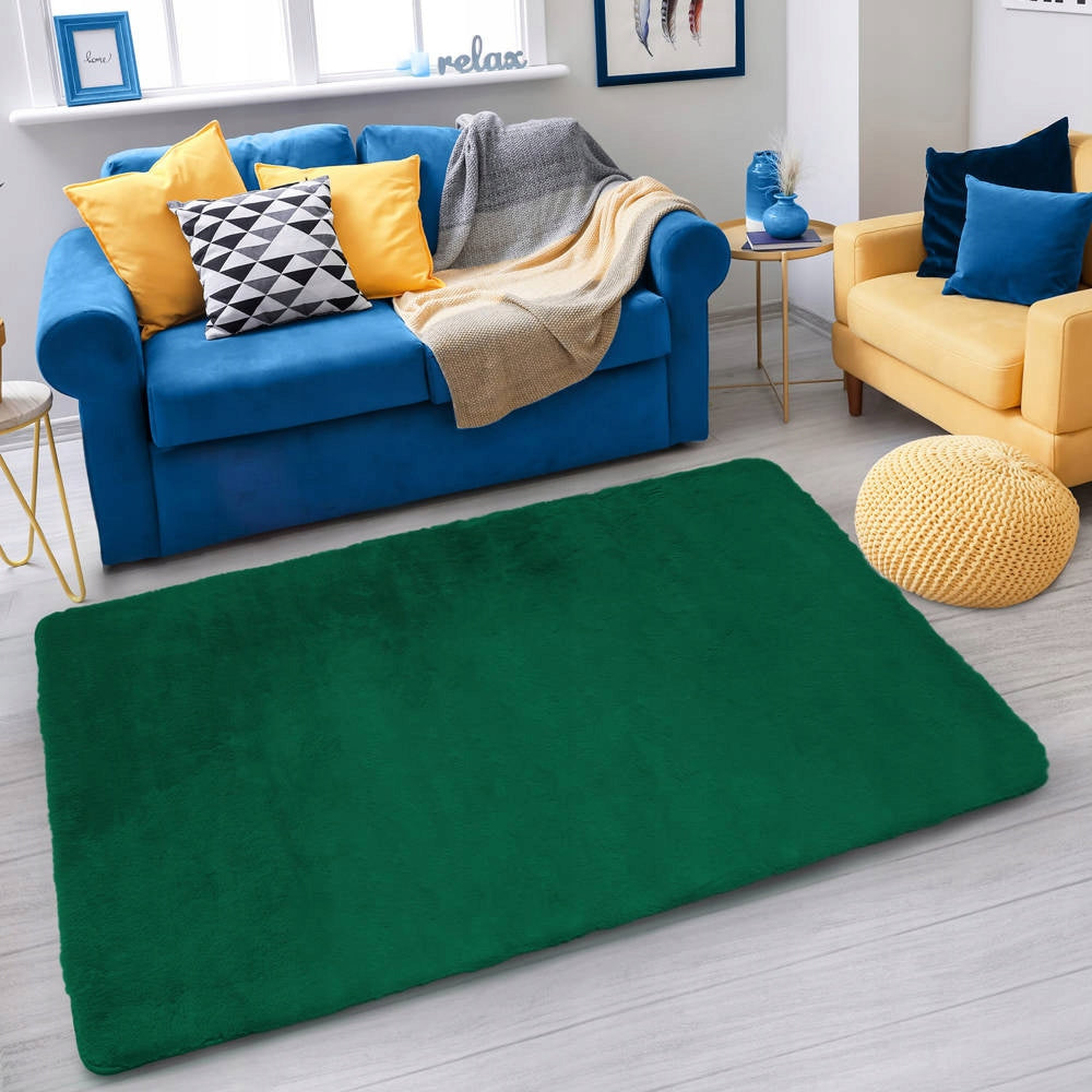 Carpet Rabbit fur rabbit non-slip modern plush 80x150 Brand Strado
