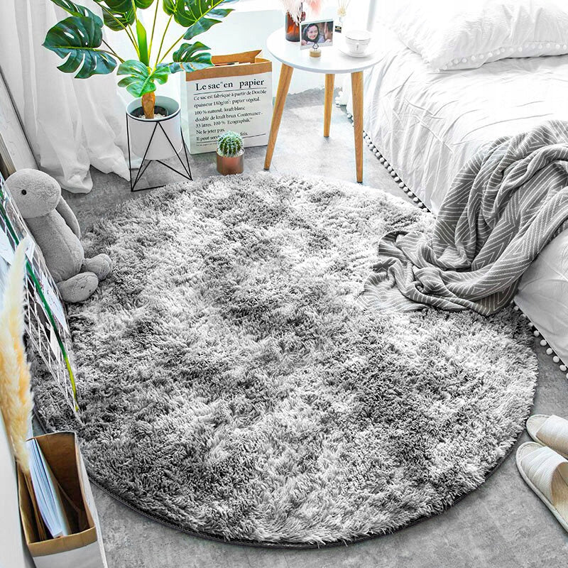 Carpet Round Shaggy Ombre non-slip modern living room 120x120 Brand Strado