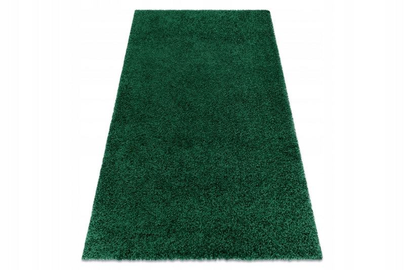 Carpet SOFFI shaggy 5cm bottle green 60x250 cm