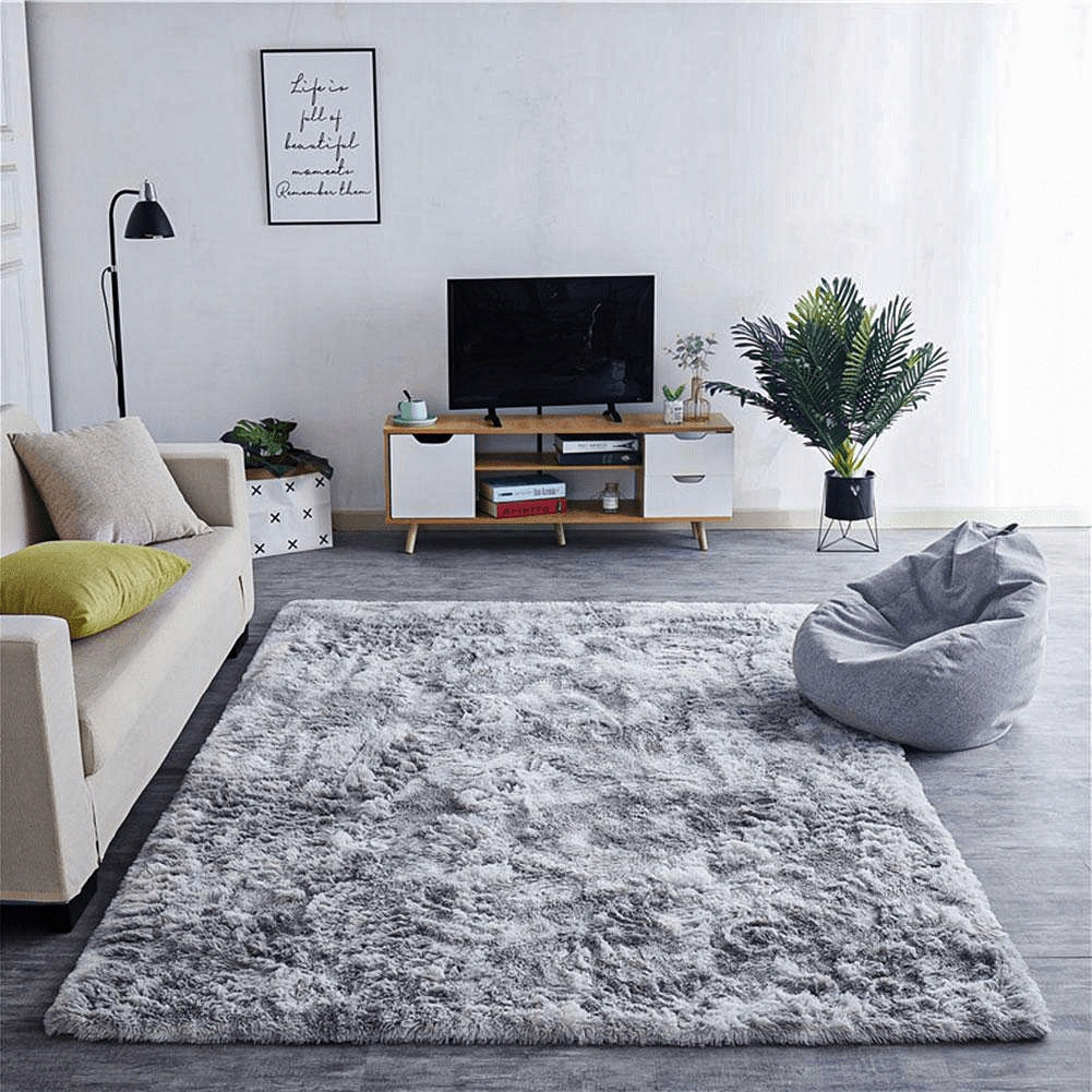 Carpet Shaggy Ombre non-slip modern living room soft 200x200 Brand Strado