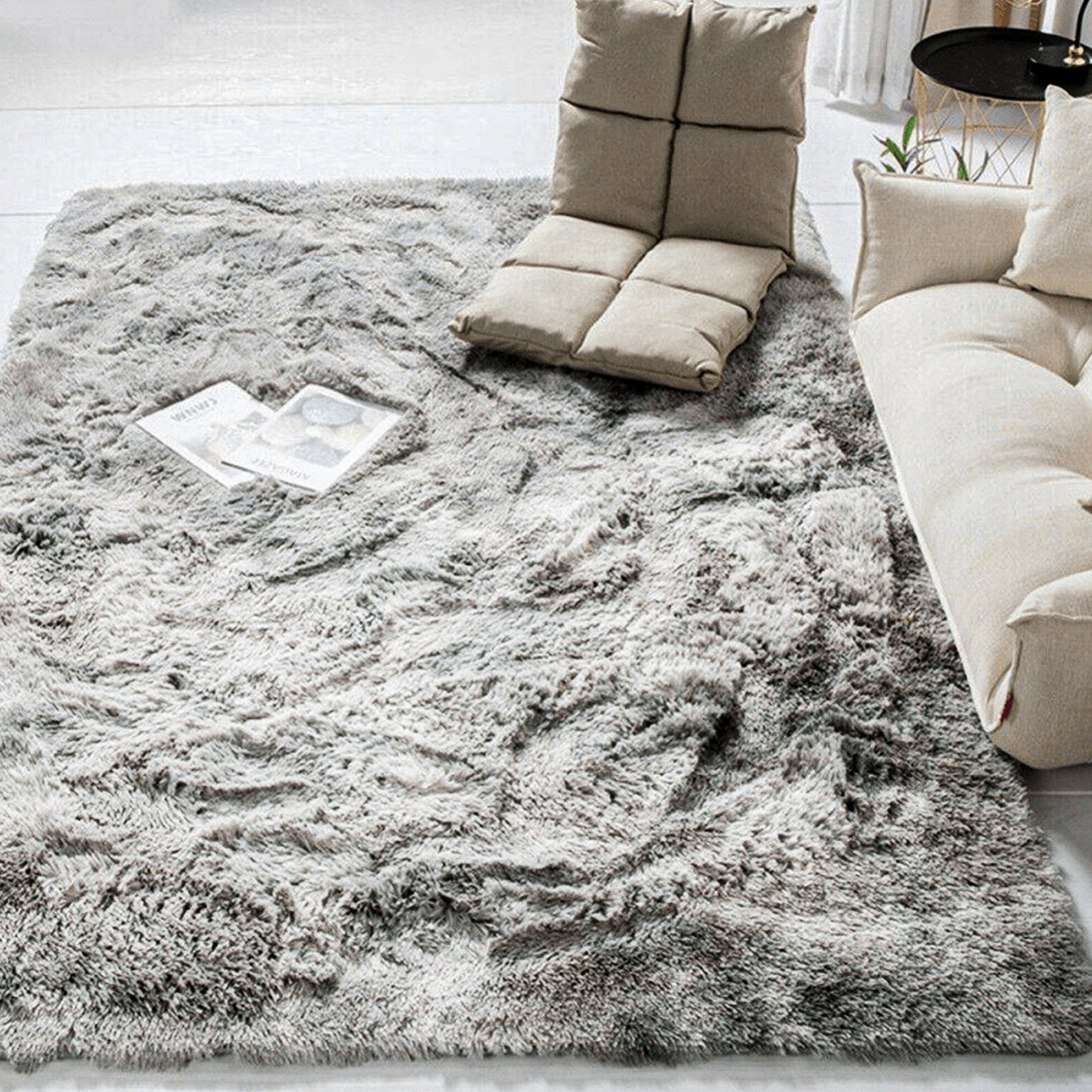 Carpet Shaggy Ombre non-slip modern living room soft 250x350 Length 250 cm