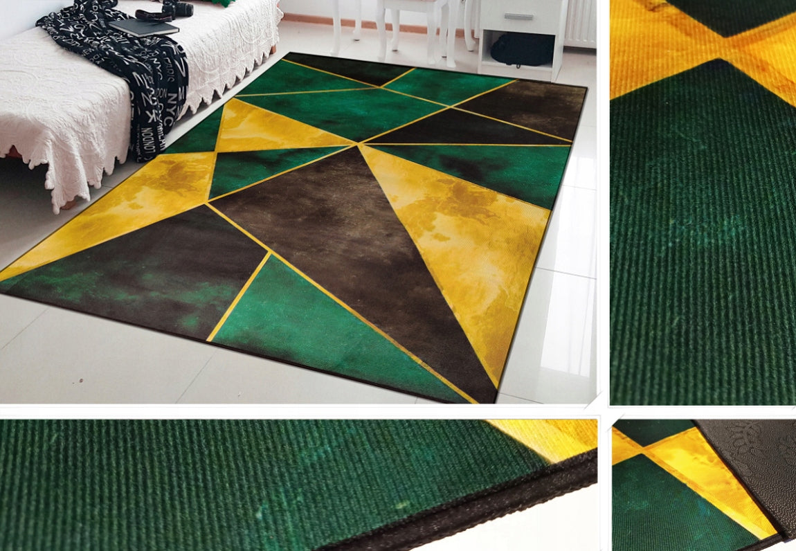 Carpet Triangles 160x220 for Living Room Modern Designs Mosaic Geometric Loft Length 160 cm