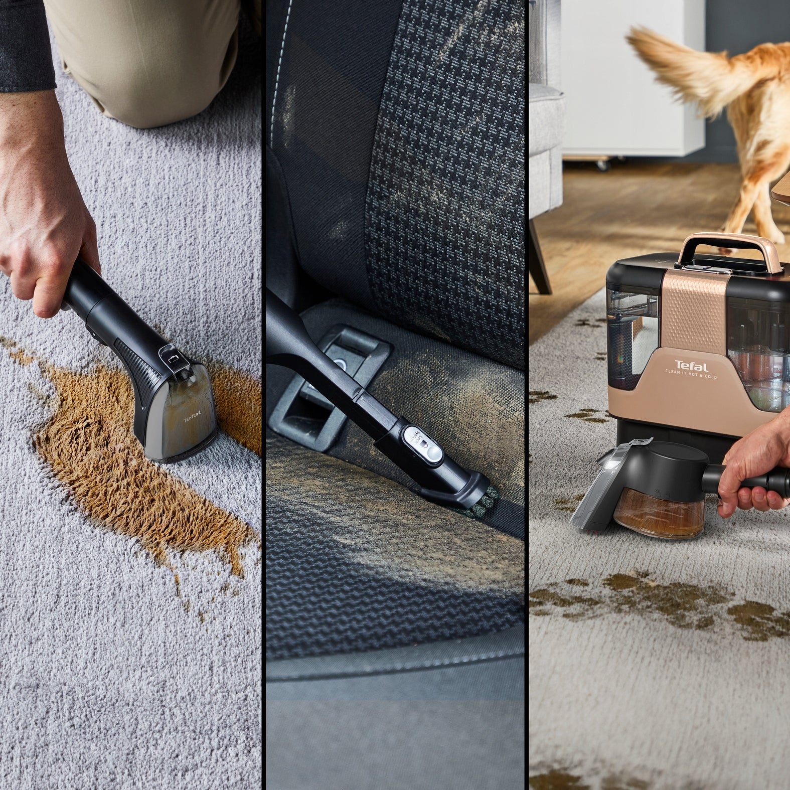 Carpet Upholstery Washing Vacuum Cleaner Tefal Clean It Hot&Cold IZ7021 1150W Manufacturer code IZ7021