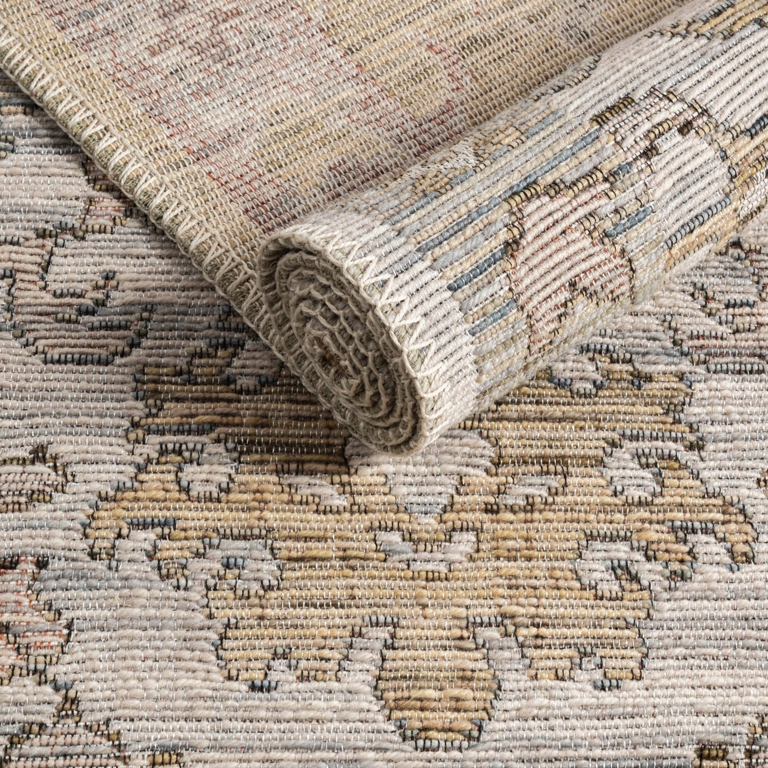 Carpet Wool Sidewalk For Bedroom Warm 60x100cm Natural Vintage Classic Color beige