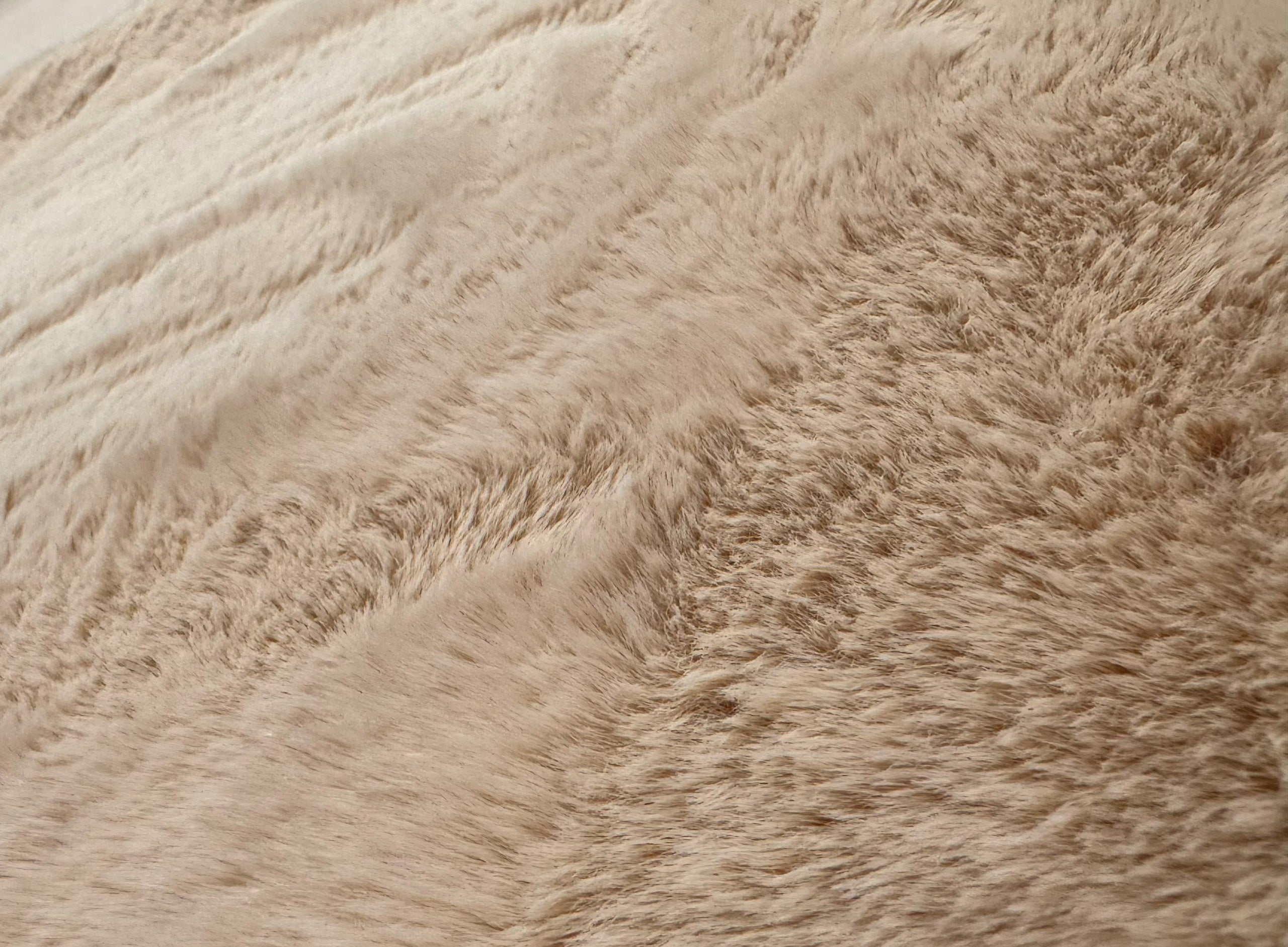 Carpet for living room Rabbit 200x300 cm fluffy rabbit fur non-slip Thickness 20 mm