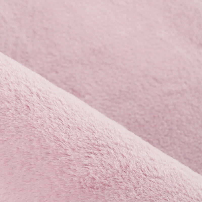 Carpet plush Rabbit soft touch fluffy soft powder pink 200 cm x 290 cm Length 290 cm