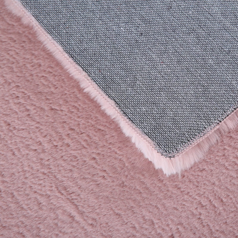 Carpet plush Rabbit soft touch fluffy soft powder pink 200 cm x 290 cm Product width 200 cm