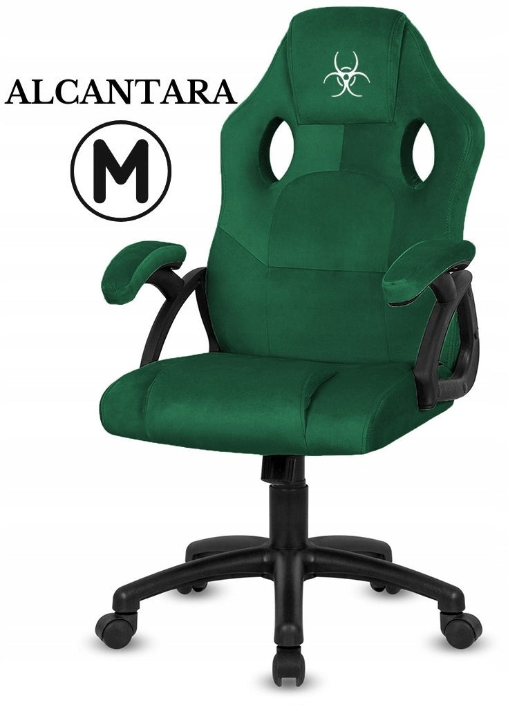 .Carrara M ALCANTARA DARK GREEN desk swivel chair Packaging status original