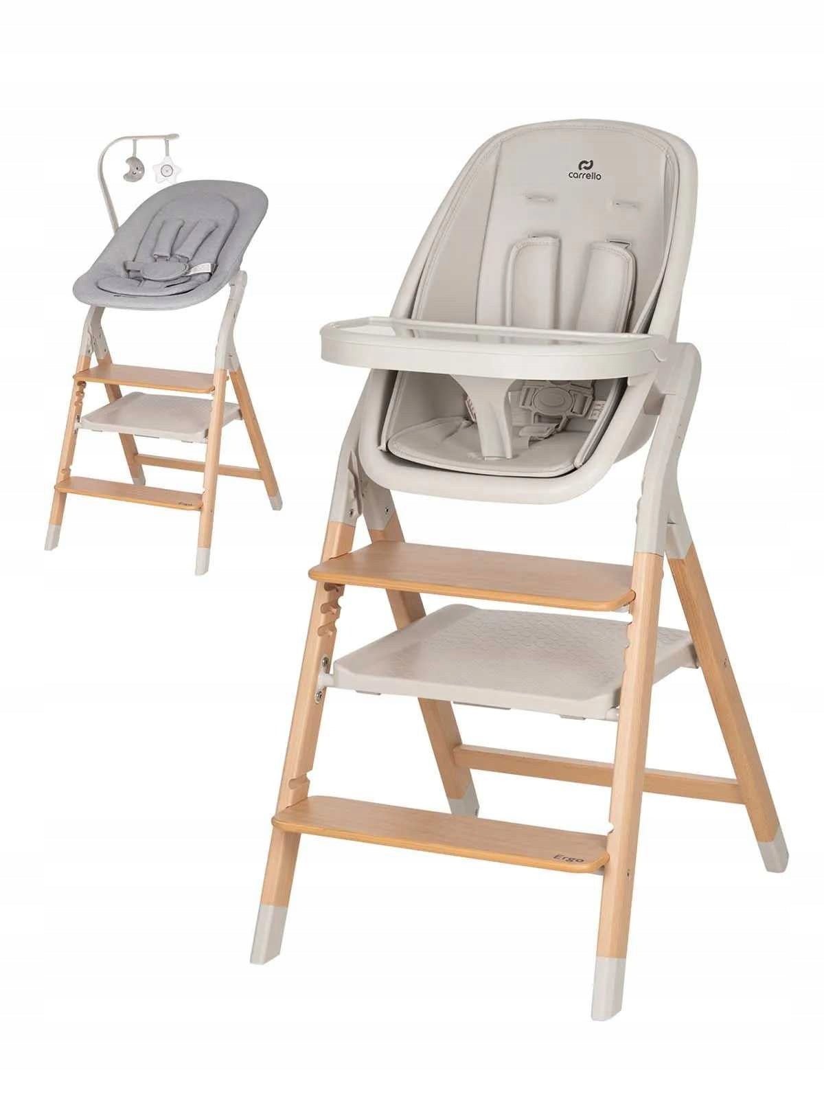 Carrello Ergo CRL-16701 – Highchair – Linen Beige