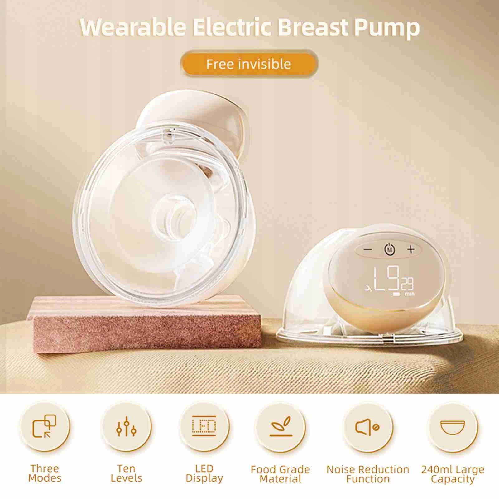 Carrier Electric Breast Pump 8 oz/240 ml Capacity 3 Modes P2