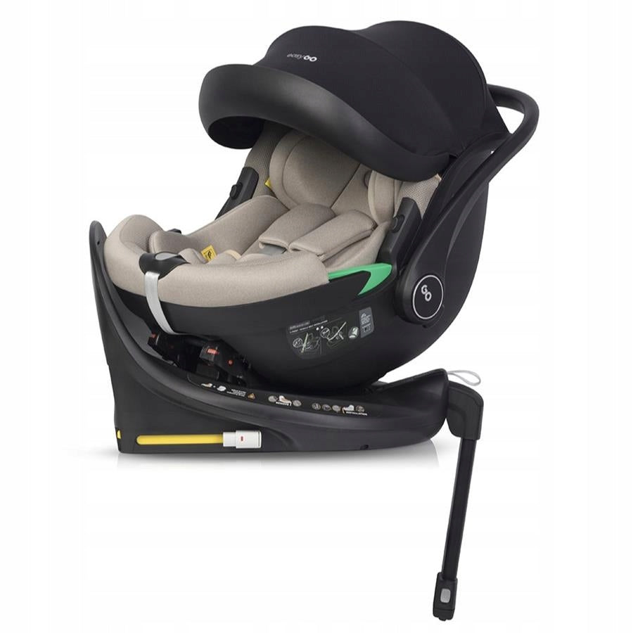 Carrier seat with swivel base Isofix EasyGo BUZ PRO Taupe I-Size