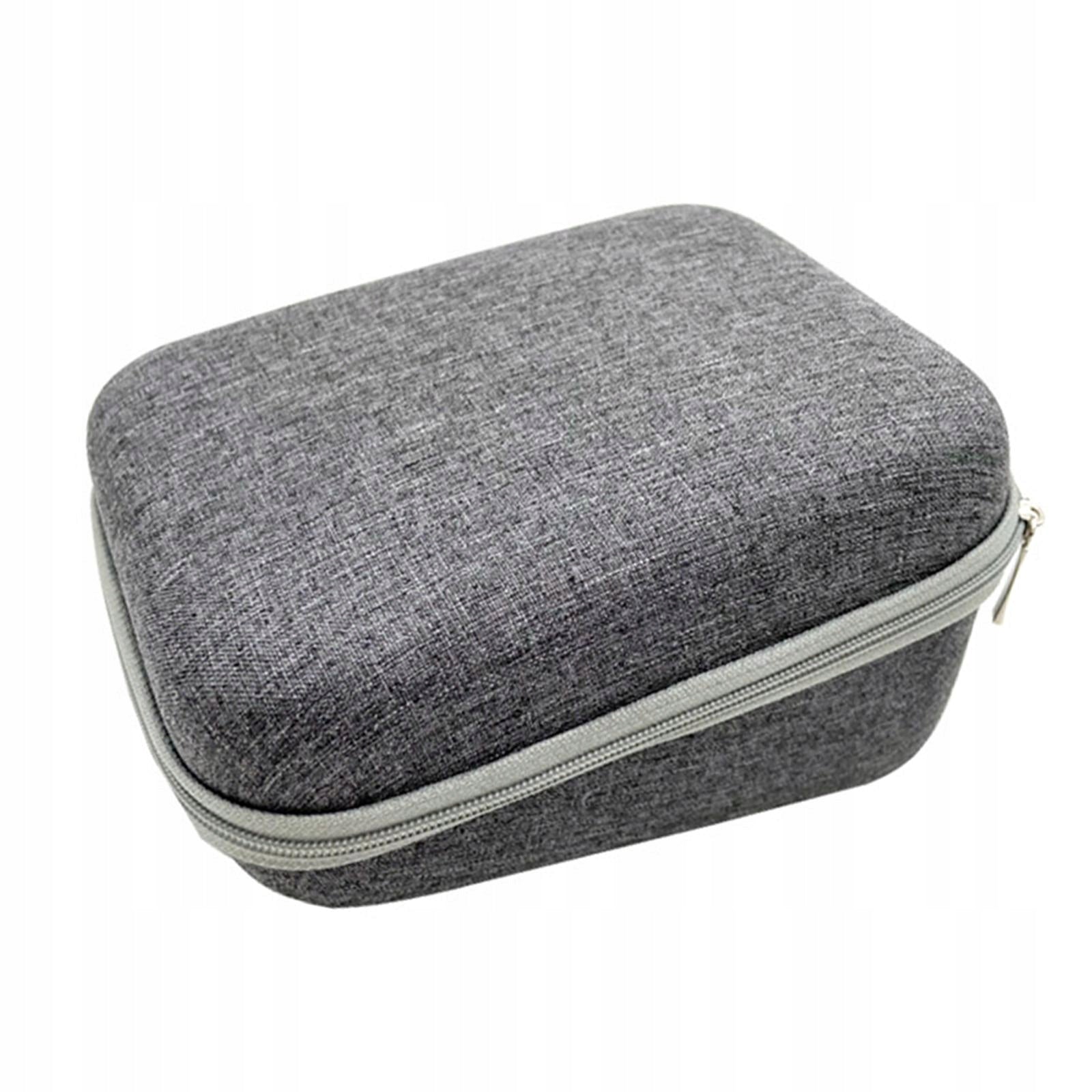 Carrying Case,Storage Bag Shockproof Zipper Hard Travel Case Gray