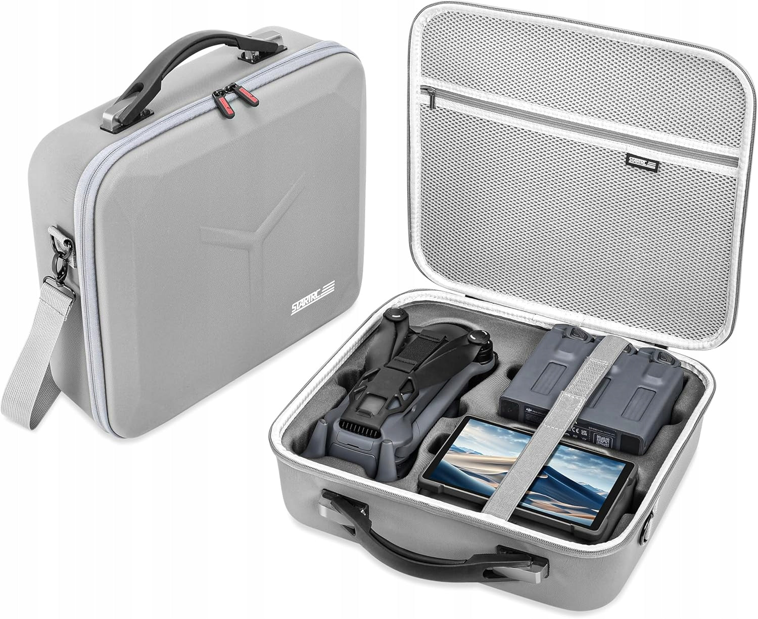 Carrying Case for DJI Mavic 4 Pro & RC Pro 2 Creator Combo PU Shoulder Bag
