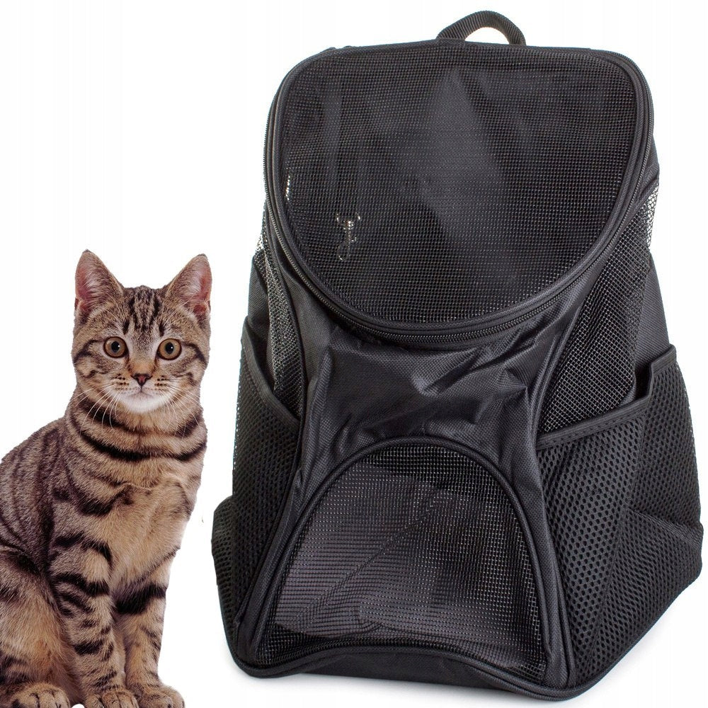 Carrying bag cat dog carrying backpack BLACK Brand Rozz
