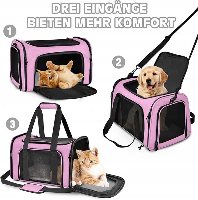 Carrying bag for medium cats and dogs, foldable, portable, 7kg Product height 34 cm