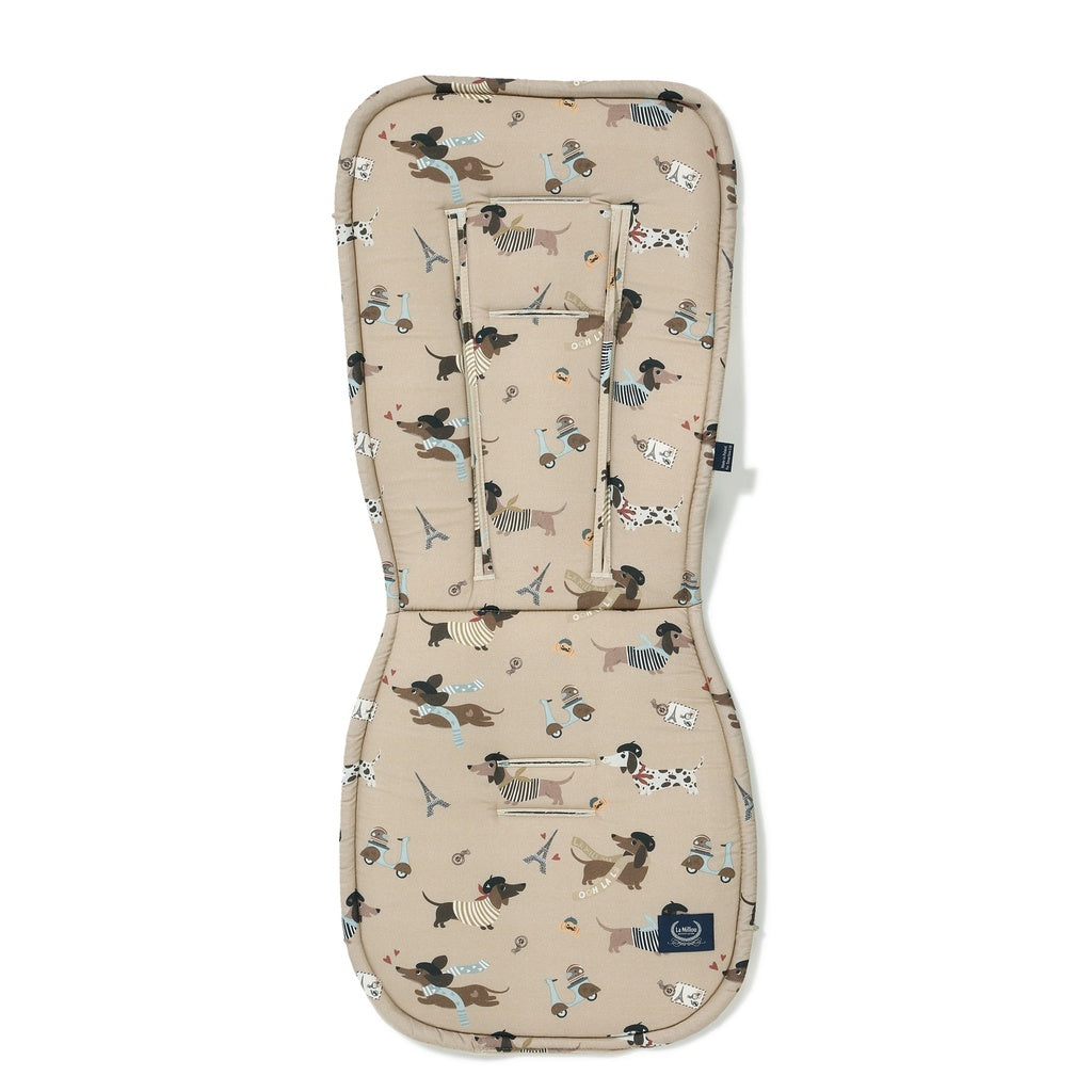 Cart Insert La Millou Cotton Velvet Multi Pierre the Dog Stroller Pad
