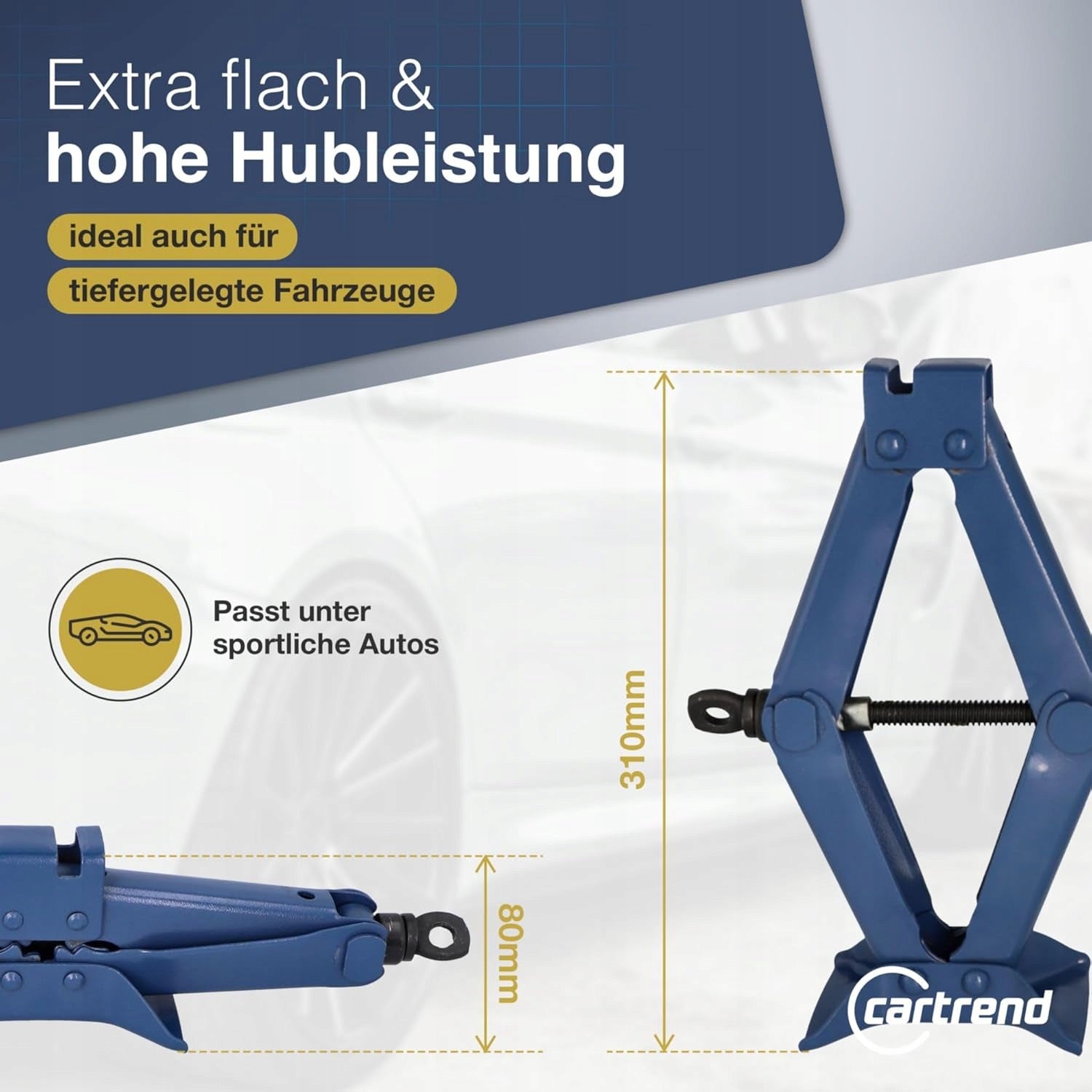 Cartrend 10929 Scissor lift load capacity 1000 kg Manufacturer code 10929