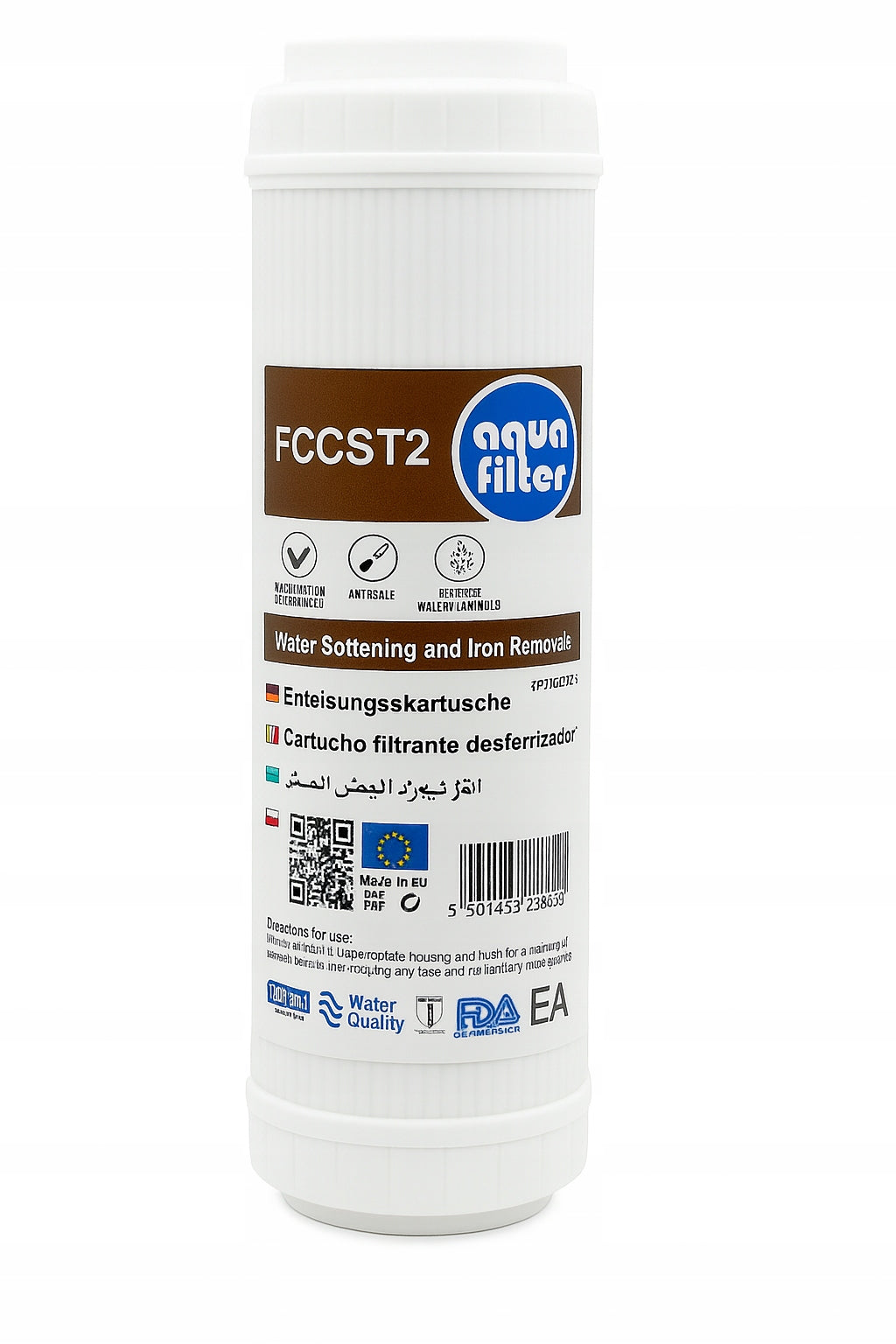 Cartridge, softening-ironing filter FCCST2 Aquafilter 10 inches unscrewable Manufacturer code FCCST2