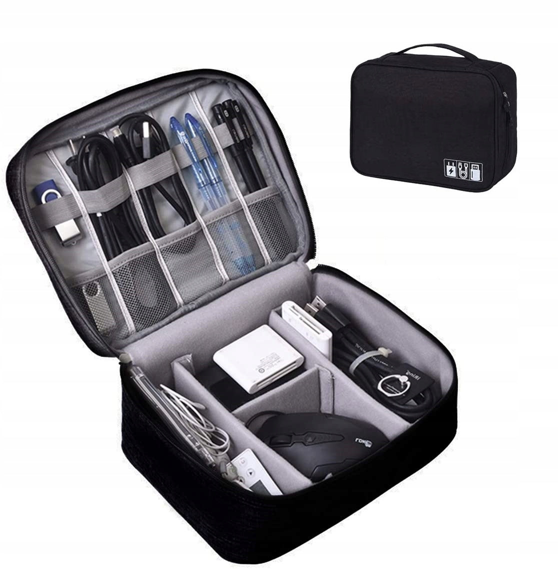 Case case organizer cables cards disks adapters