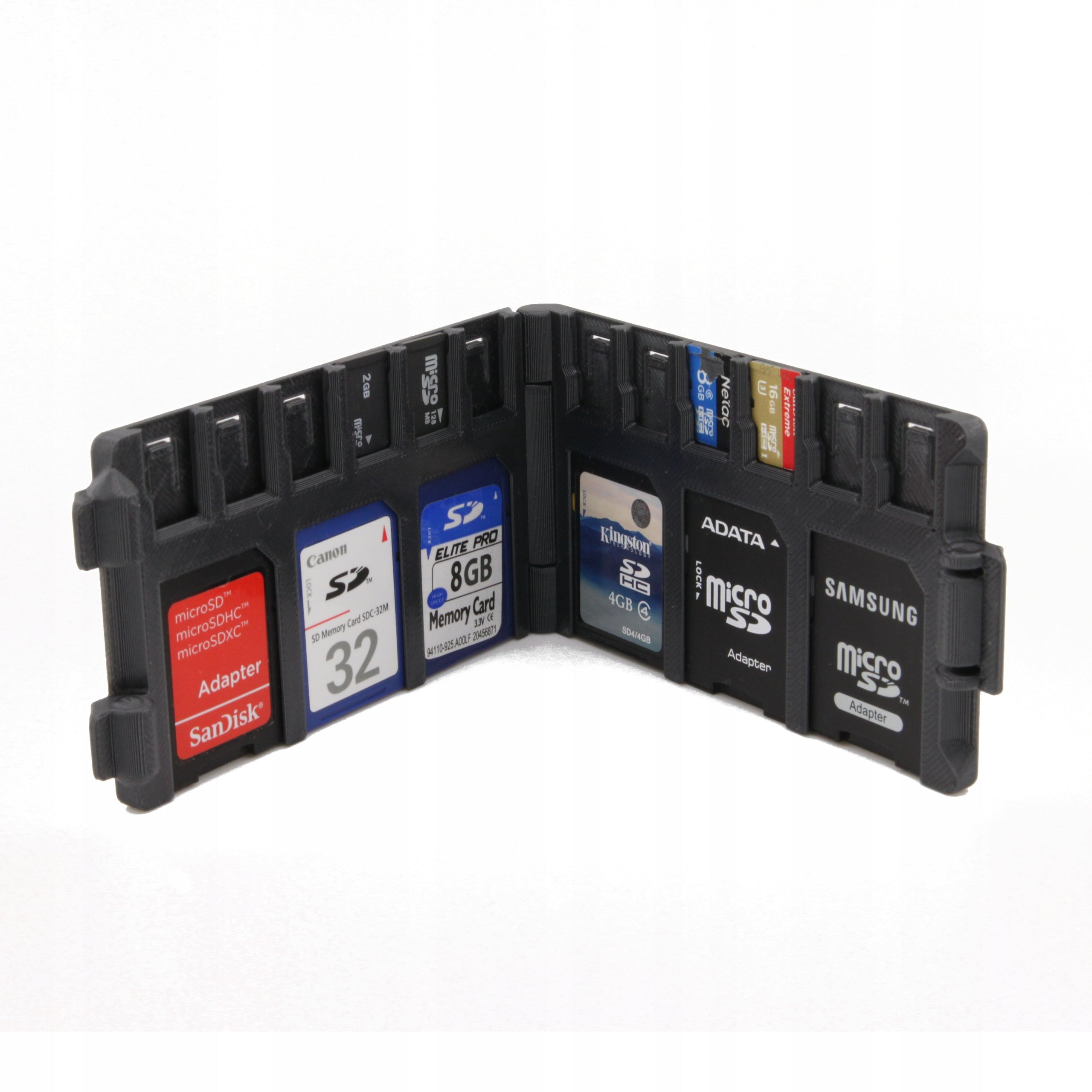 Case case organizer for SD x6 + microSD x12 graphite memory cards Manufacturer code CW-03