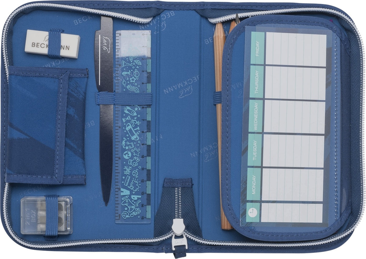 Case with one compartment - fully equipped, Ninja master blue Brand BECKMANN