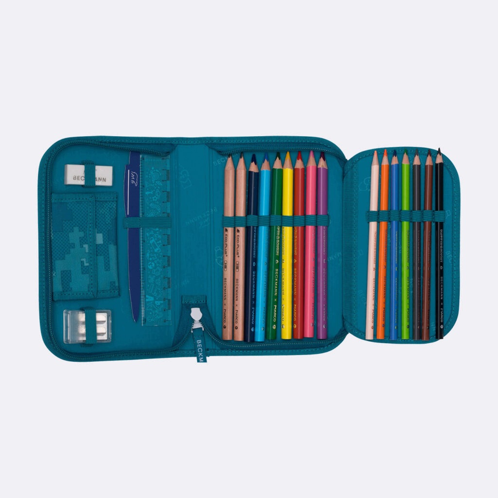 Case with one section fully equipped, Jungle Game Color multicolor