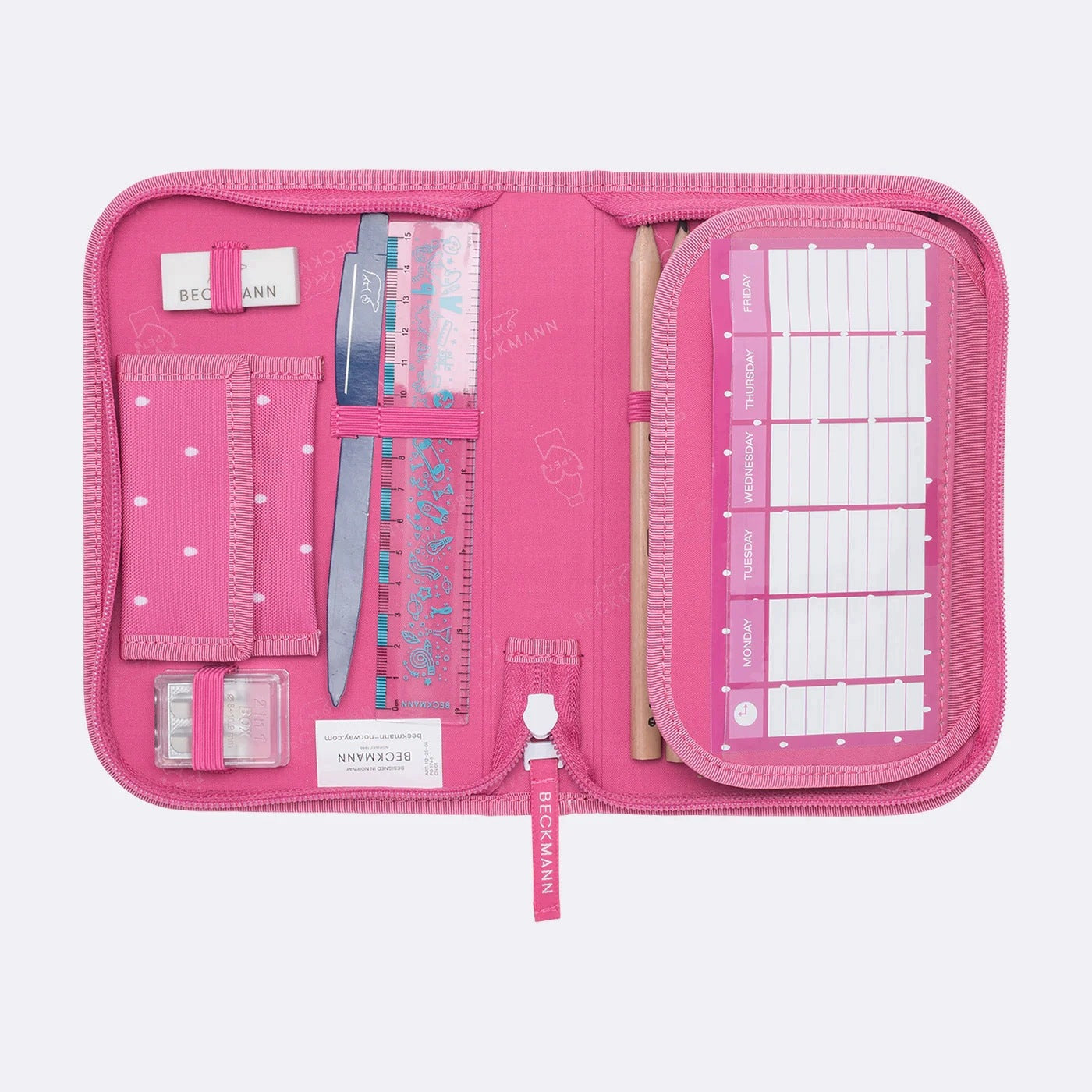 Case with one section fully equipped - STRAWBERRY Color multicolor