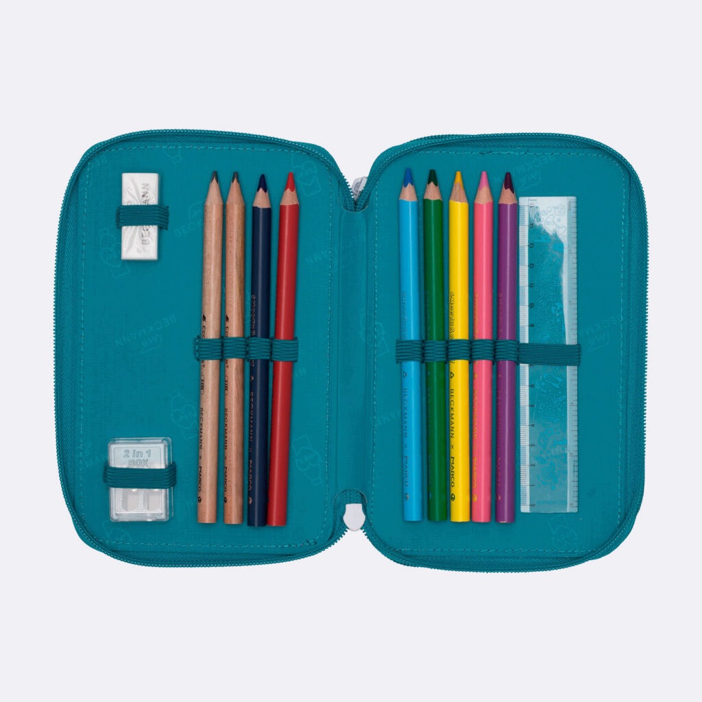 Case with three compartments fully equipped, Racing Brand BECKMANN