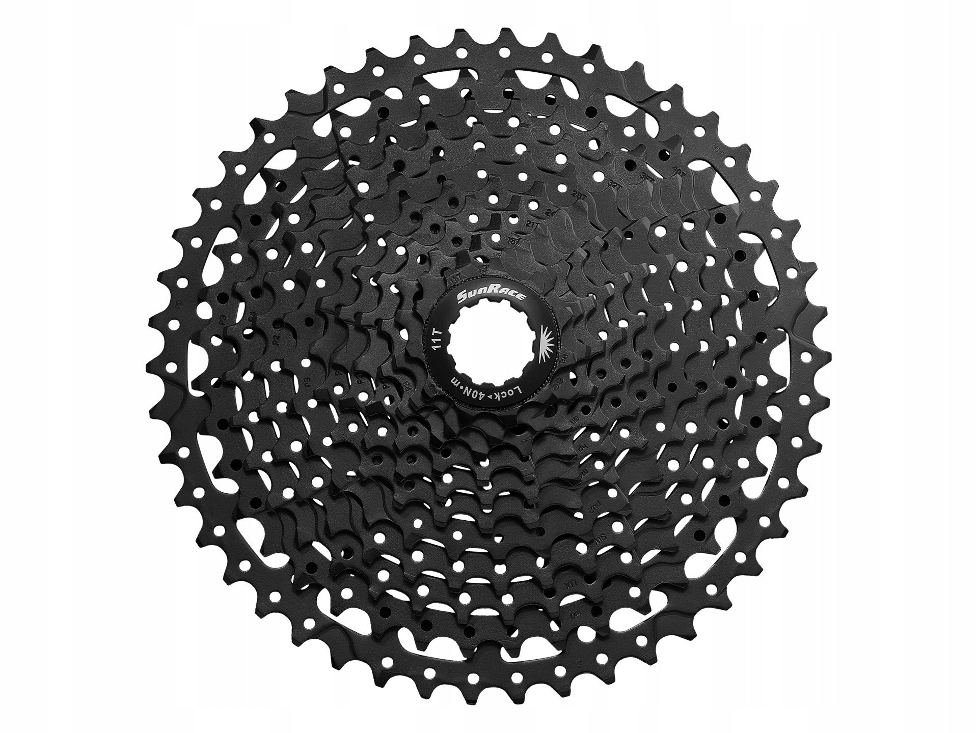 Cassette SunRace CS-MS8 11 in-line 11-40T black Box MTB Fluid Drive Plus