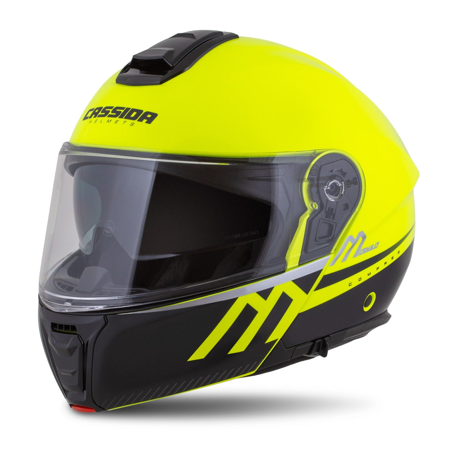 Cassida Compass 2 motorcycle helmet fiberglass under intercom glasses XS Manufacturer's catalog number M1401894-XS System Pinlock
