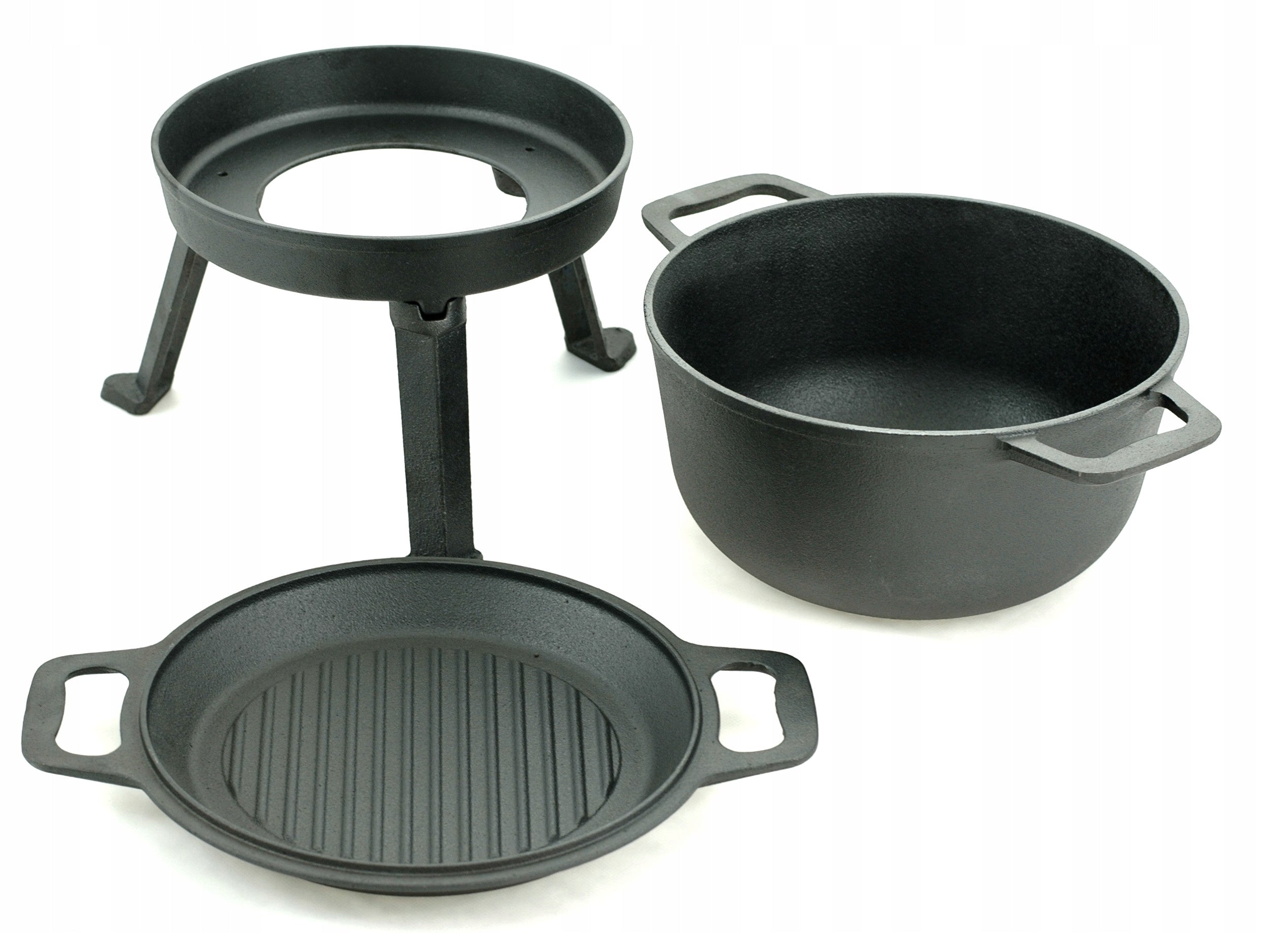 Cast Iron BOILER 5L Hunting POT Grill PAN 2in1 for FIREPLACE Grill EAN (GTIN) 5908298002148