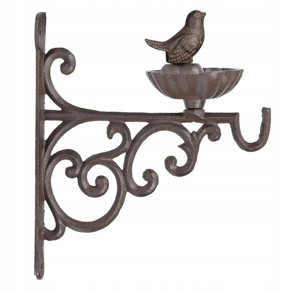 Cast Iron Drinker Hanger Flower Pot Holder Terrace Drinker Hanging Hook Flowers