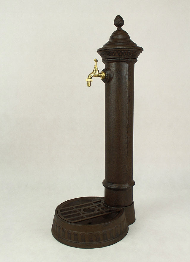 Cast Iron Solid Hydrant Drain Point Water Intake with 3/4 Faucet