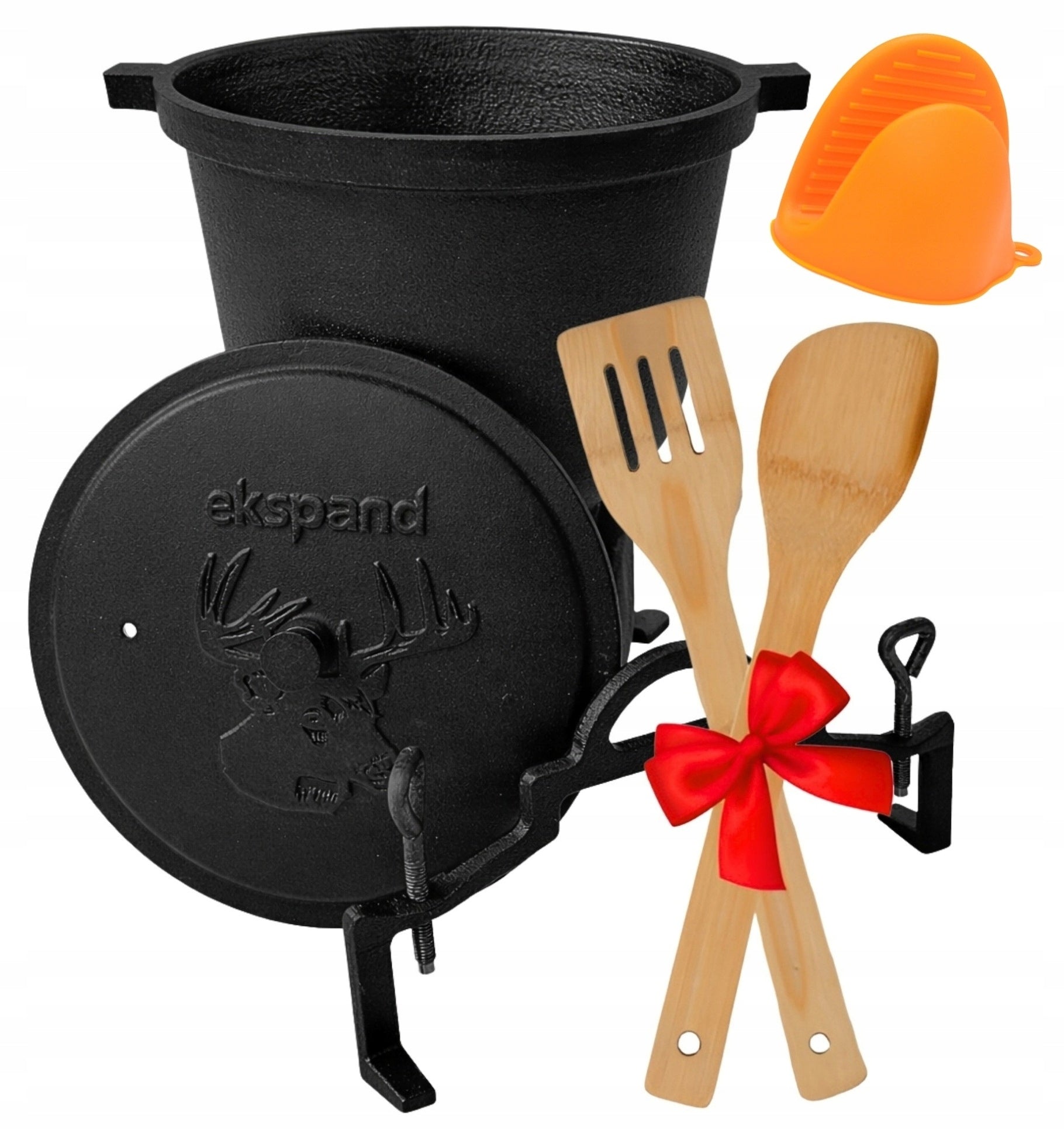 Cast iron boiler 15l Hungarian hunting pot roast for bonfire FREEBIE