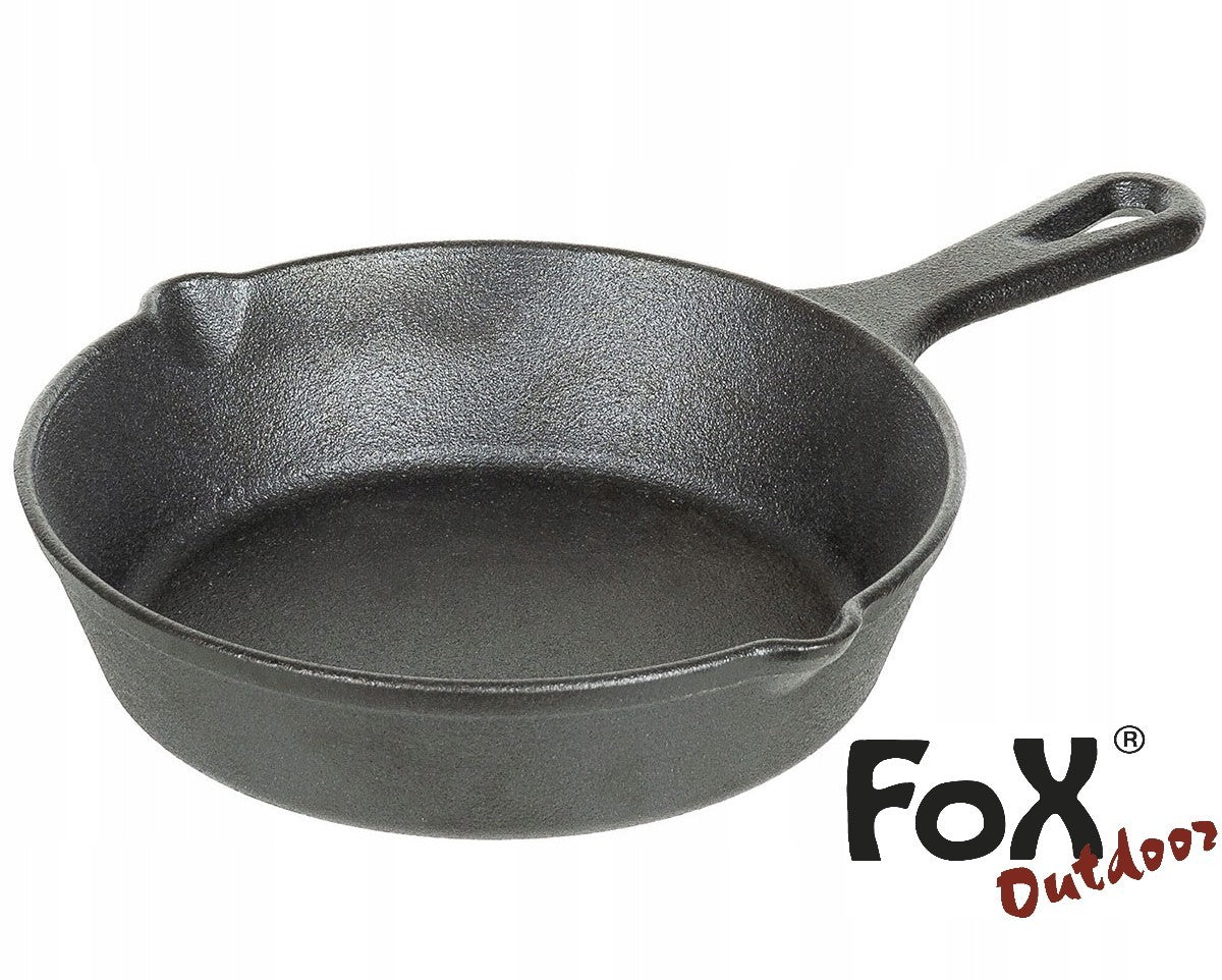 Cast iron camping pan 21 cm
