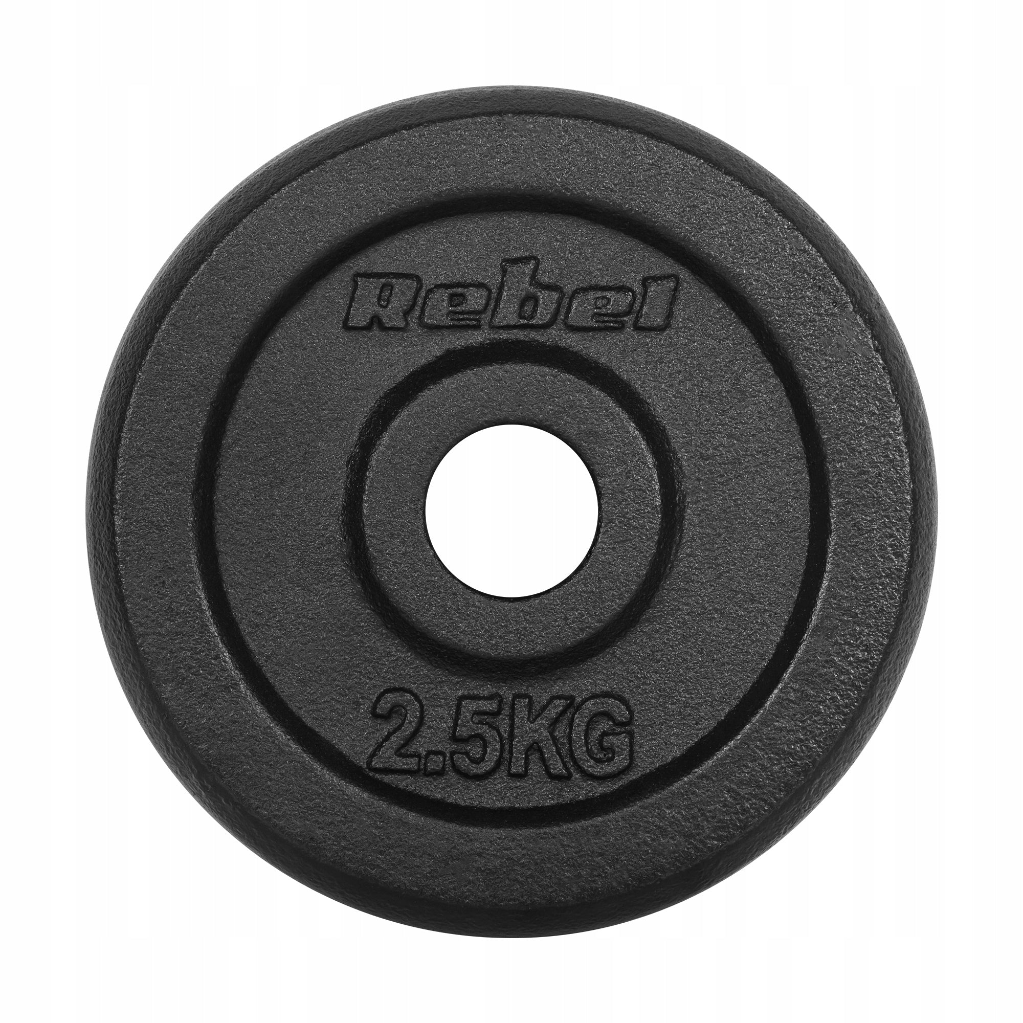 Cast iron load set 4x2.5kg 10kg hole 31mm classic plate Rebel Brand Rebel