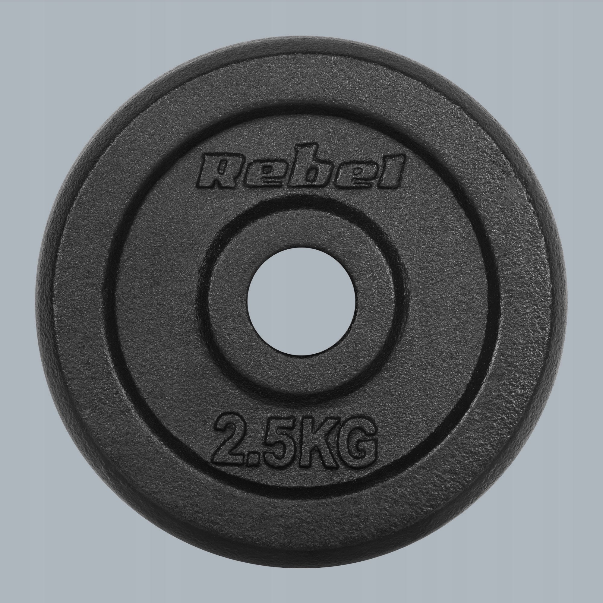 Cast iron load set 4x2.5kg 10kg hole 31mm classic plate Rebel Product weight with unit packaging 10 kg