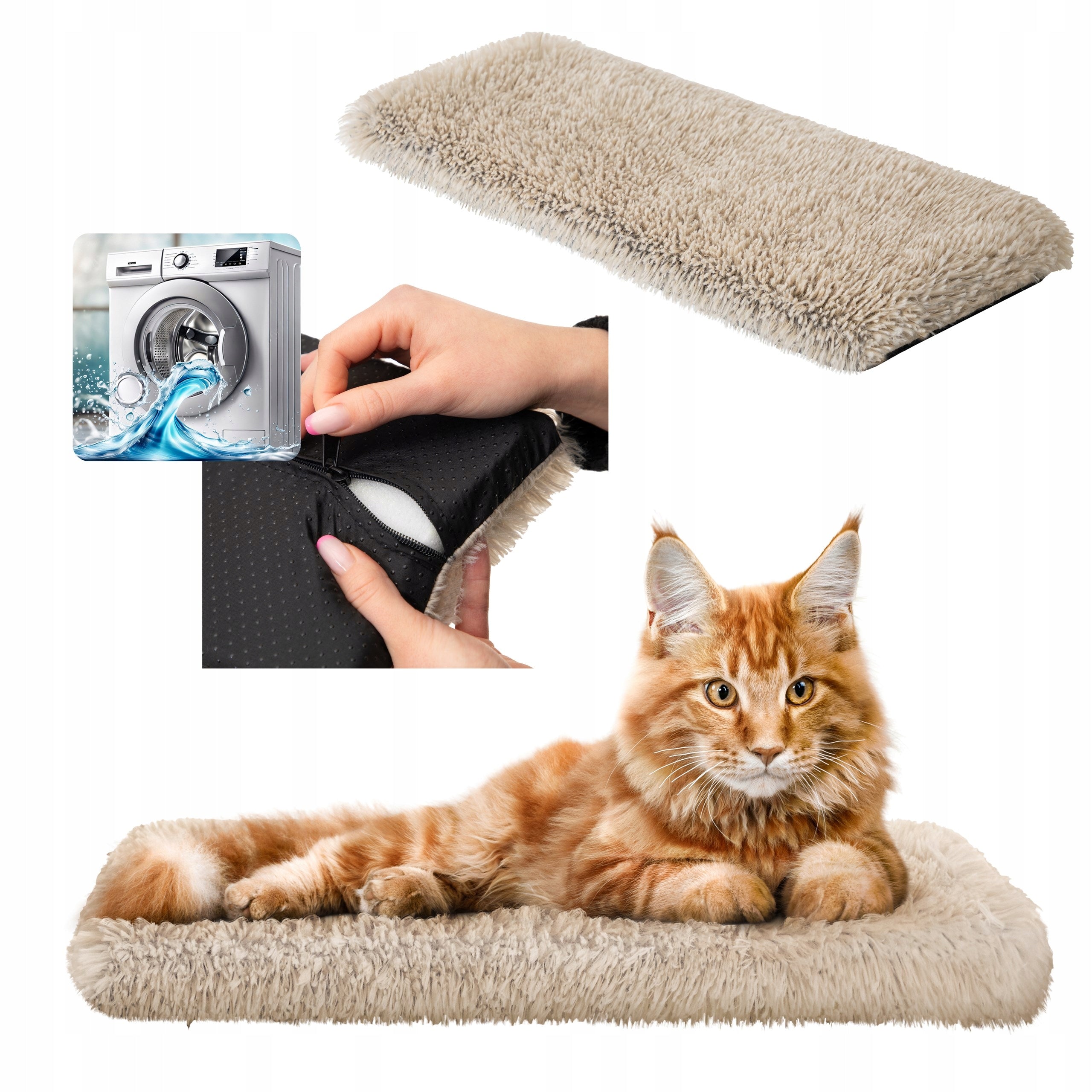 Cat Bed Window Sill Mattress Parapeciak Pillow Cat Mat 50x25cm