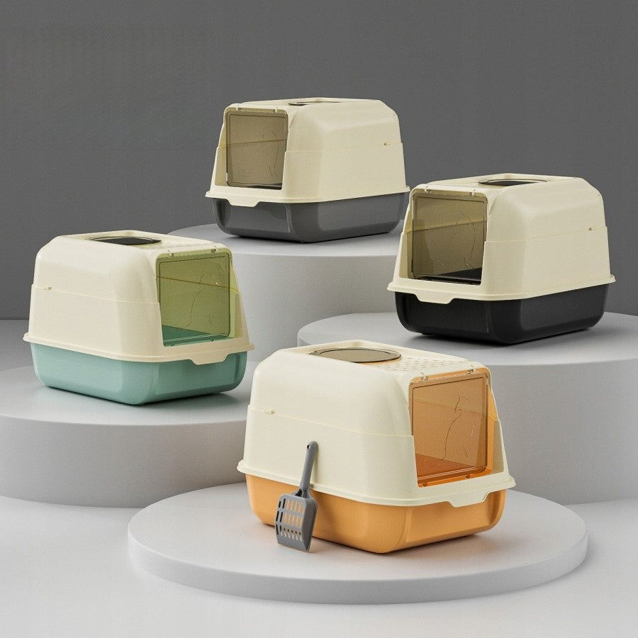 Cat Cuvette Lockable 52x37x35cm, with Doors, Easy to Clean Packaging status original