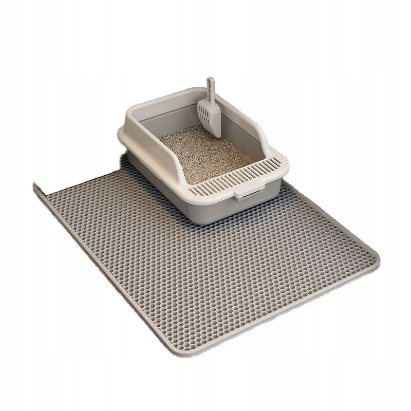 Cat Cuvette Mat Double Layer Wiper Large 75cm Beige Color beige