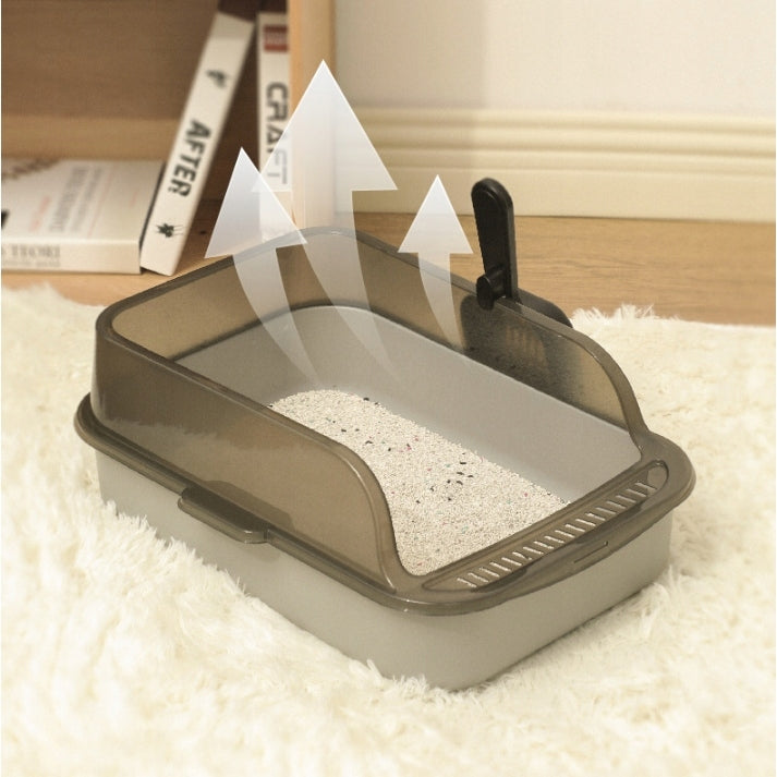 Cat Cuvette Open High Sides Anti-Spill Easy to Clean Brand no brand