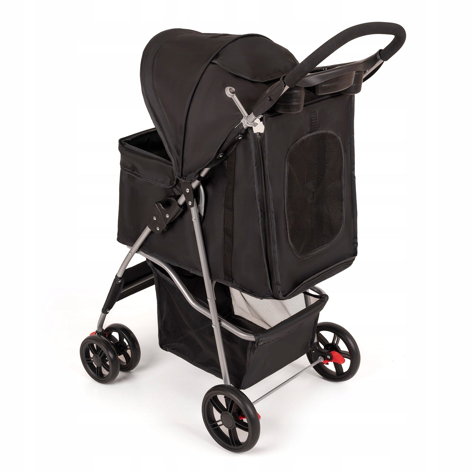 Cat Dog Animal Stroller up to 15KG Folding Petsona Color black