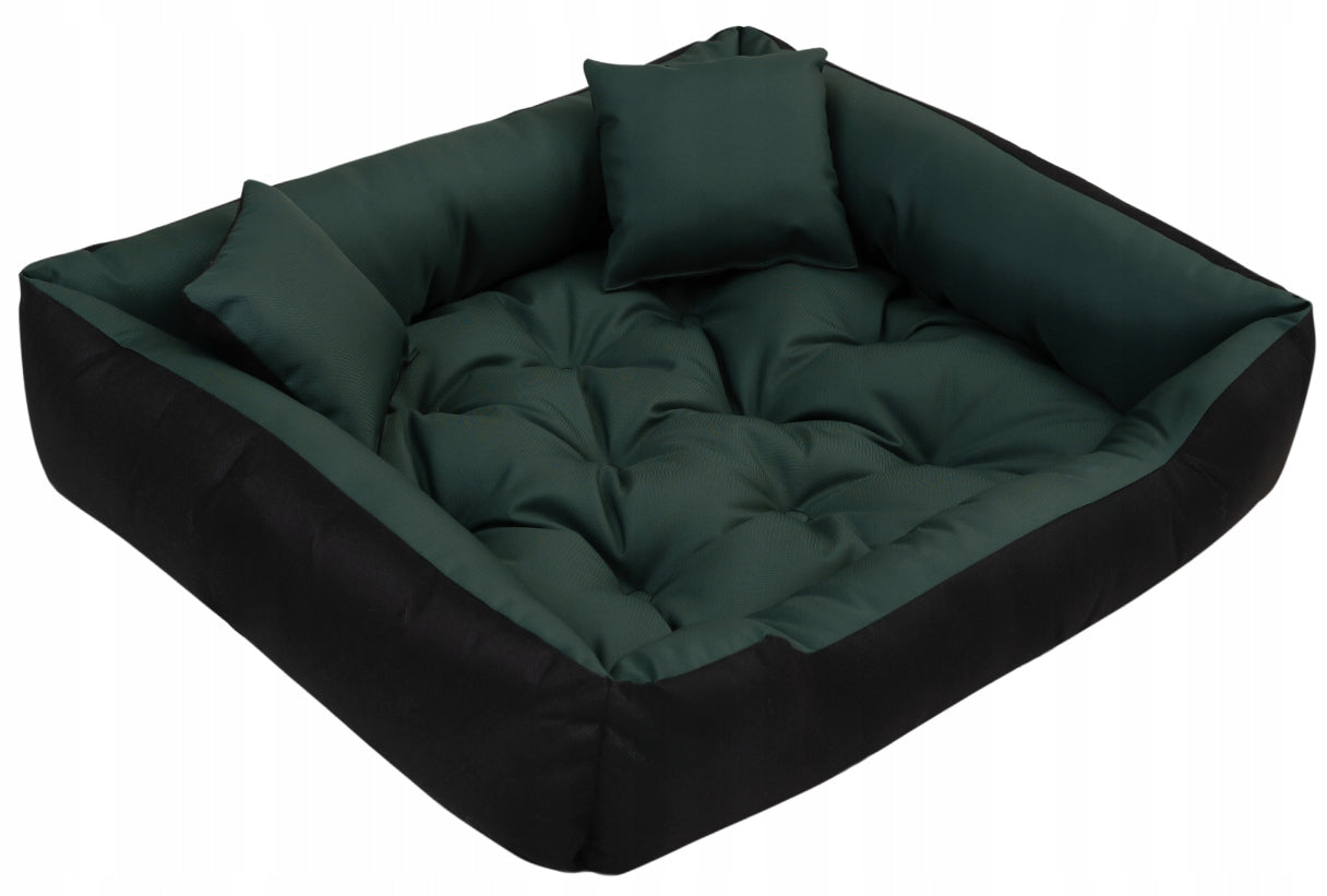 Cat Dog Bed Couch Playpen Waterproof Green 75x65 cm Length 75 cm