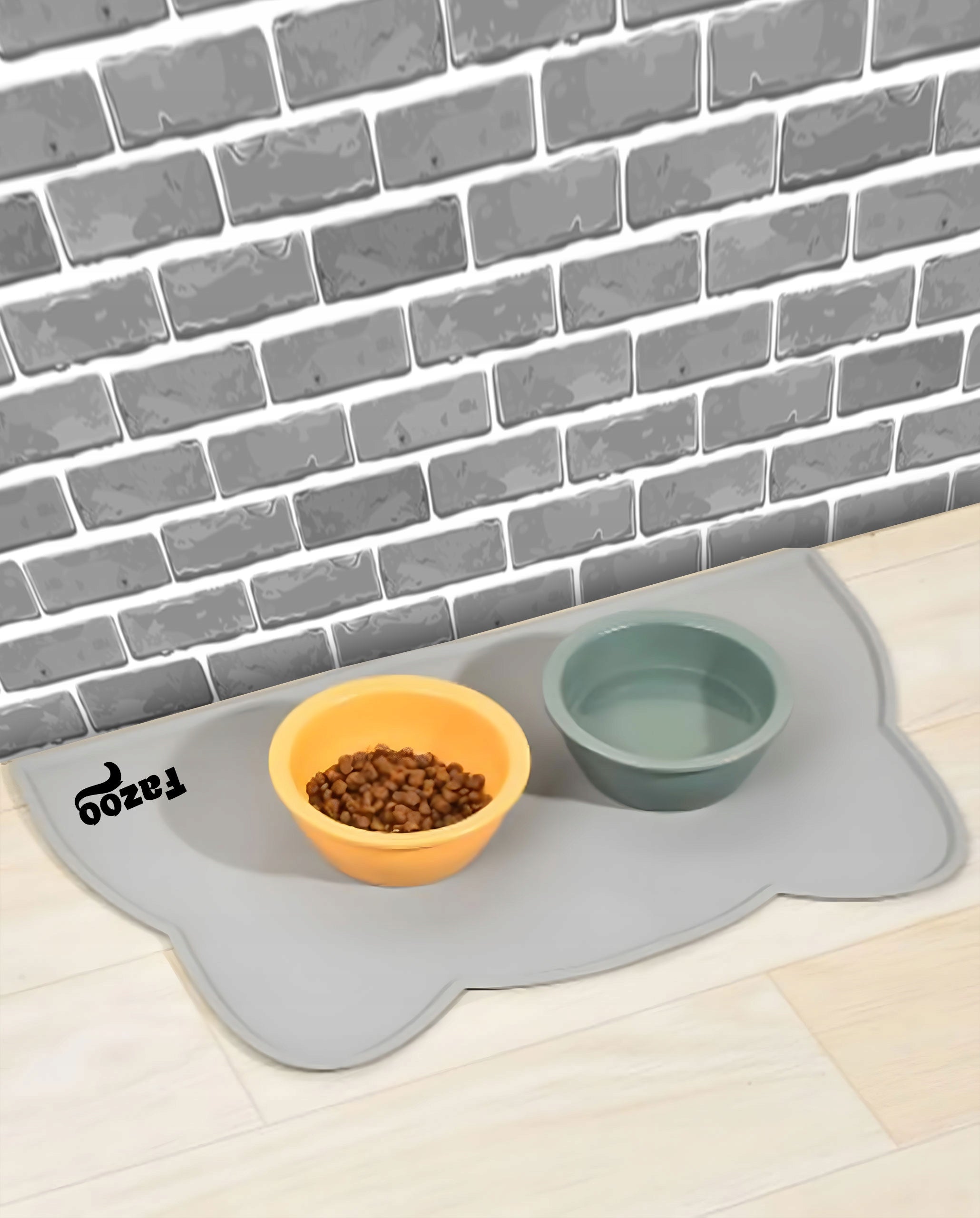 Cat Dog Bowl Mat Pad Waterproof Non-Slip with Ears Manufacturer code Podstawka pod Miskę z Silikonu do Karmienia