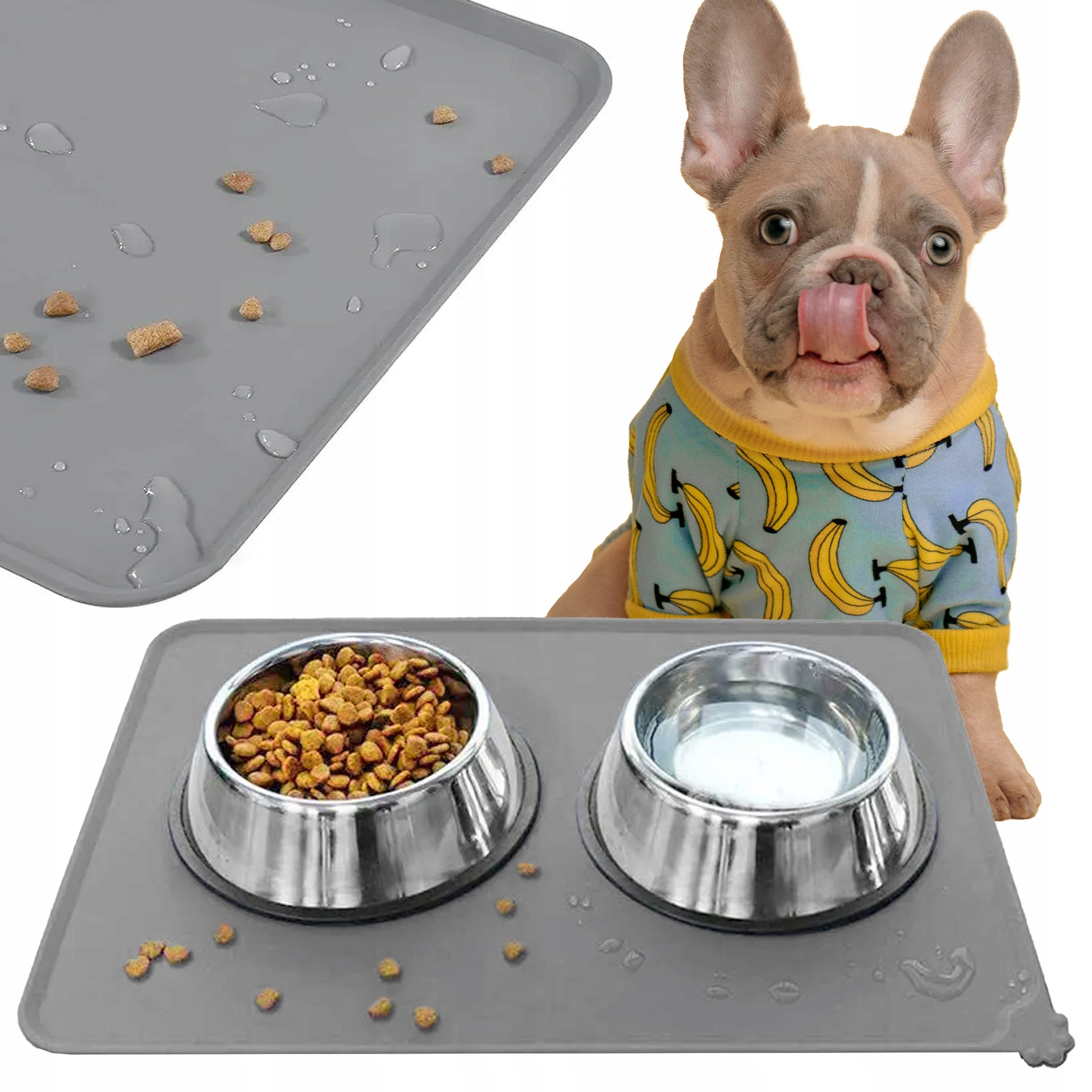 Cat Dog Bowl Pad Mat WATERPROOF