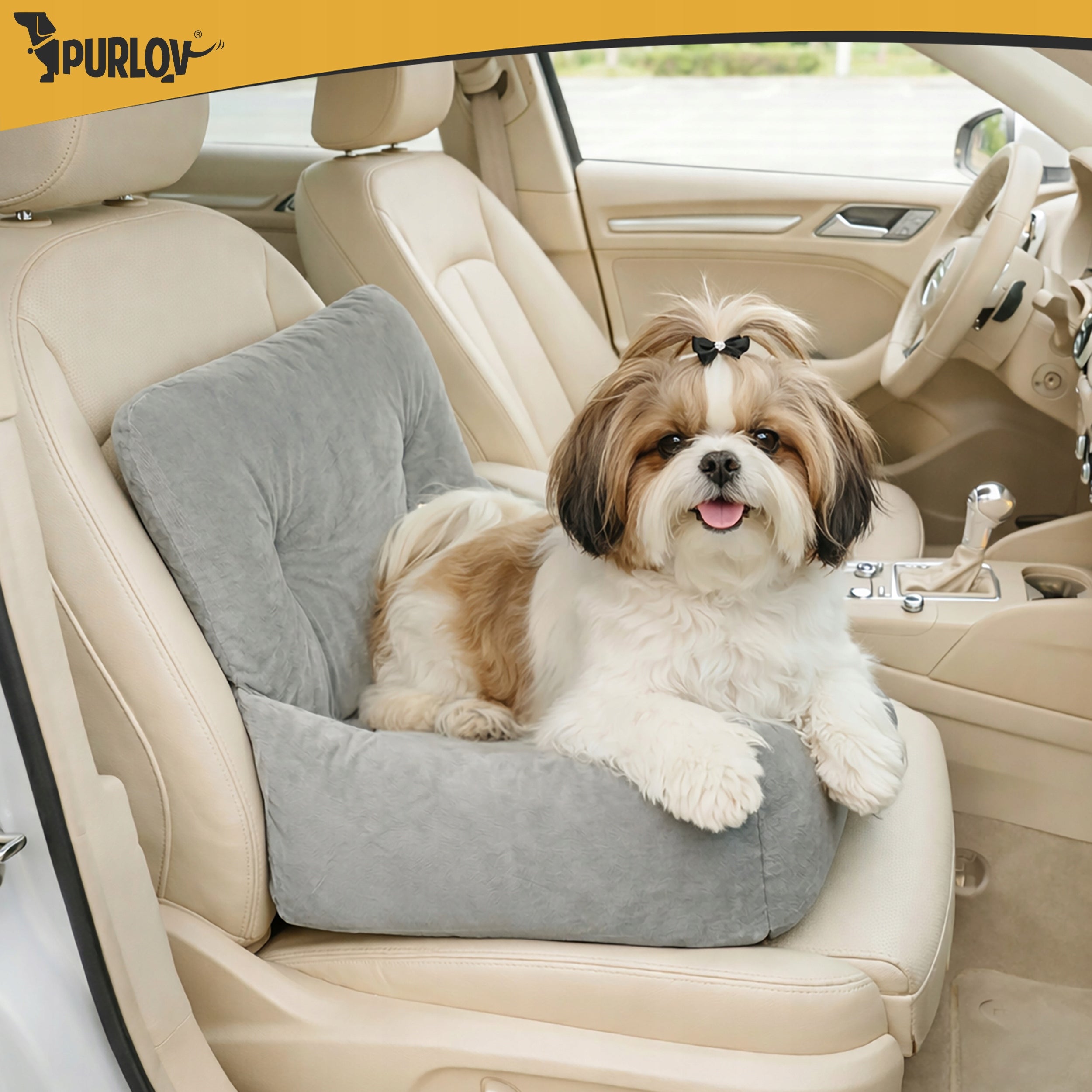 Cat Dog Car Seat Waterproof Car Transporter for Seat Product height 30 cm