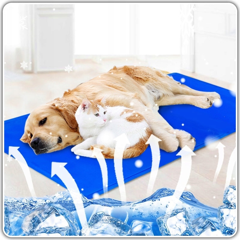 Cat Dog Cooling Mat Gel Bed Waterproof 90x50cm Product width 50 cm